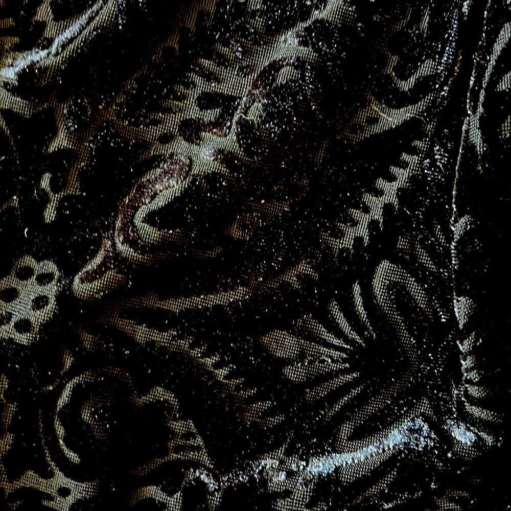 Velvet flocked leggings - Picture 3 of 4